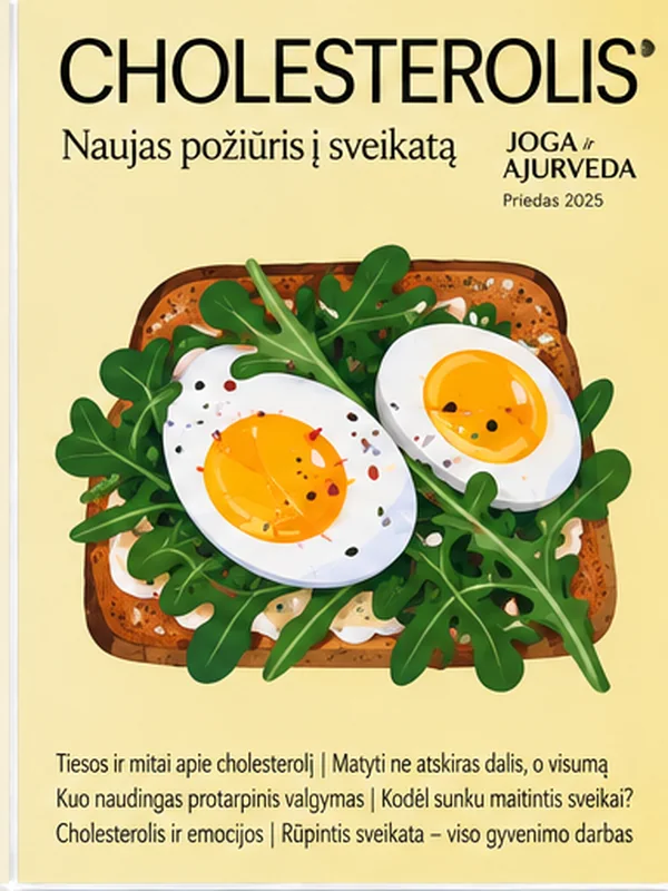 „Joga ir Ajurveda“ „Cholesterolis“, 2025 viršelis